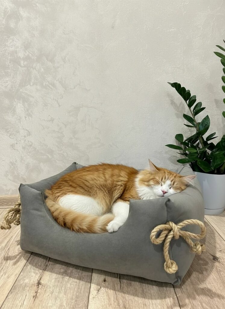 Лежанка «Рыжик» Цвет: Серый